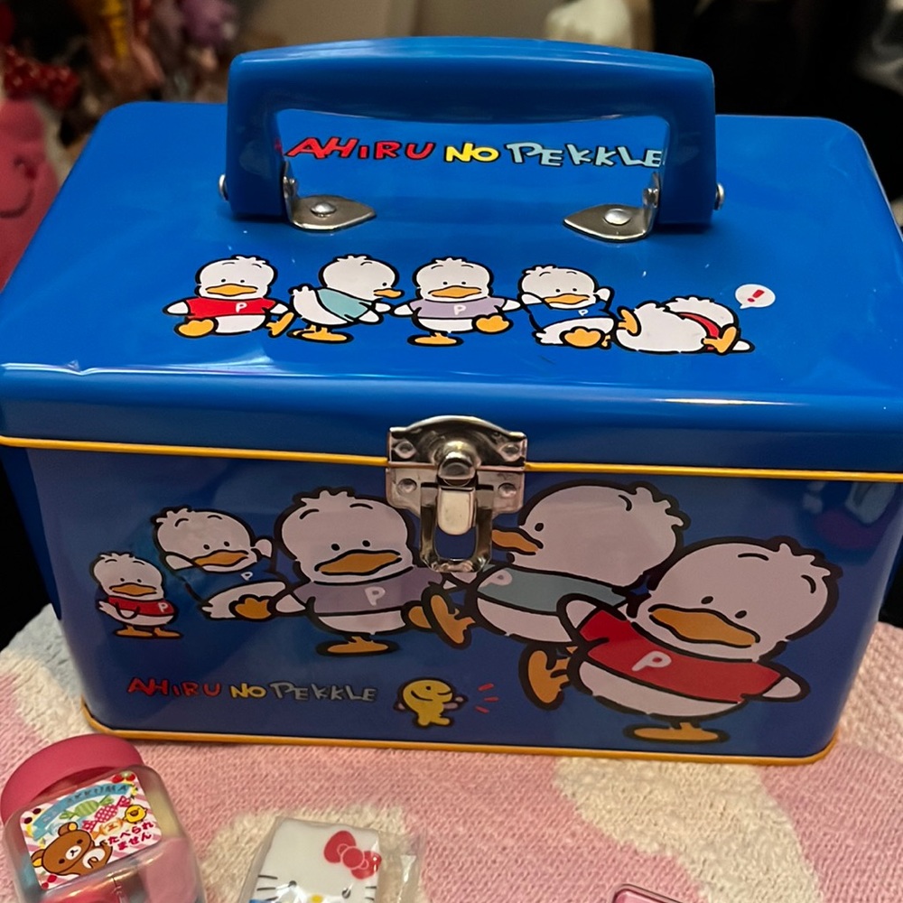 Vintage sanrio 1990 Ahiru No Pekkle pencil box